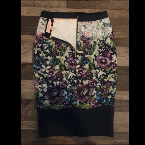 Ted Baker Entangled Enchantment Floral Skirt - Picture 3 of 4